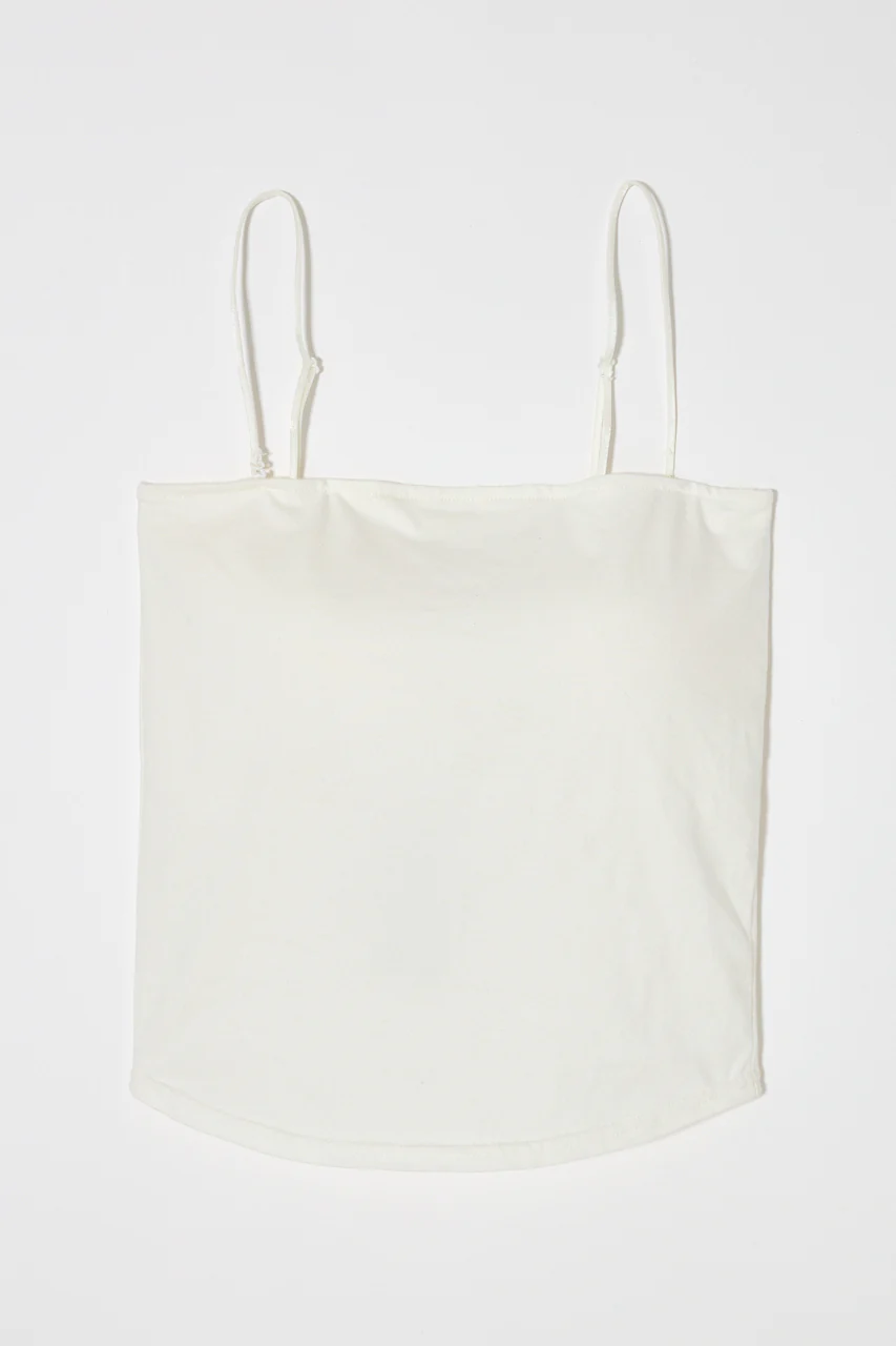 SQUARE NECK BARE CAMI TOP - Image 5