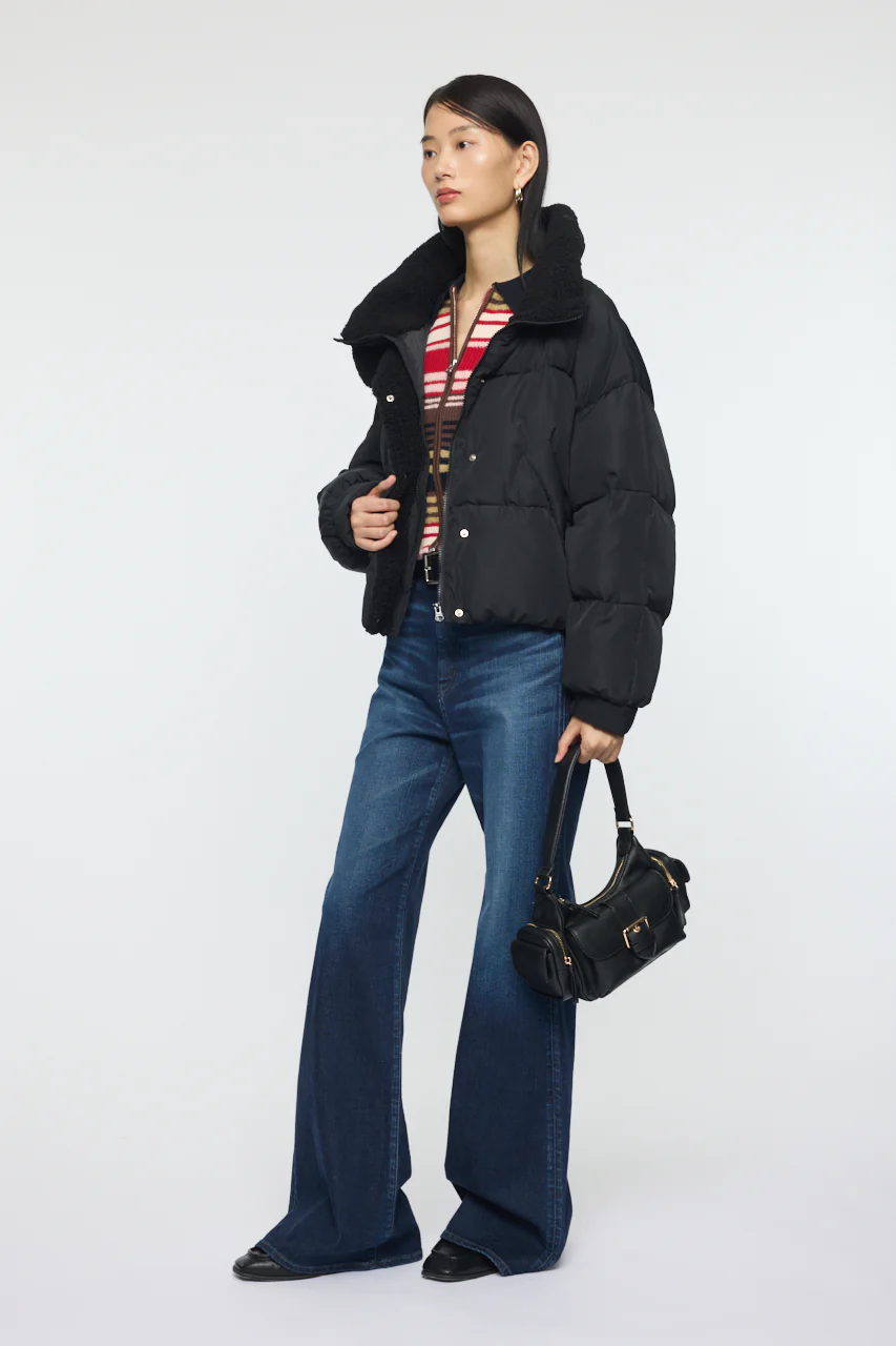 STAND COLLAR PUFFER JACKET - Image 5