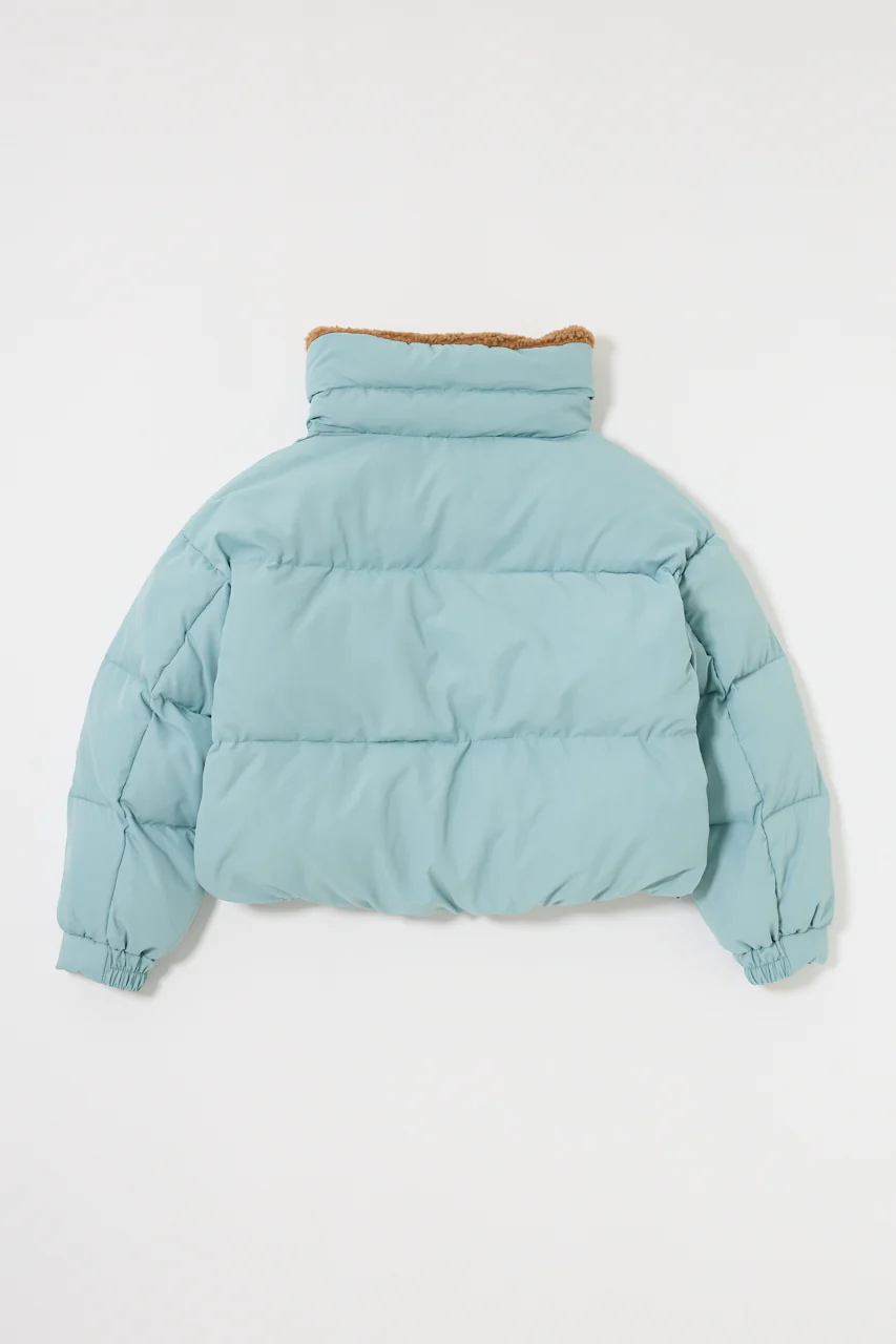 STAND COLLAR PUFFER JACKET - Image 4