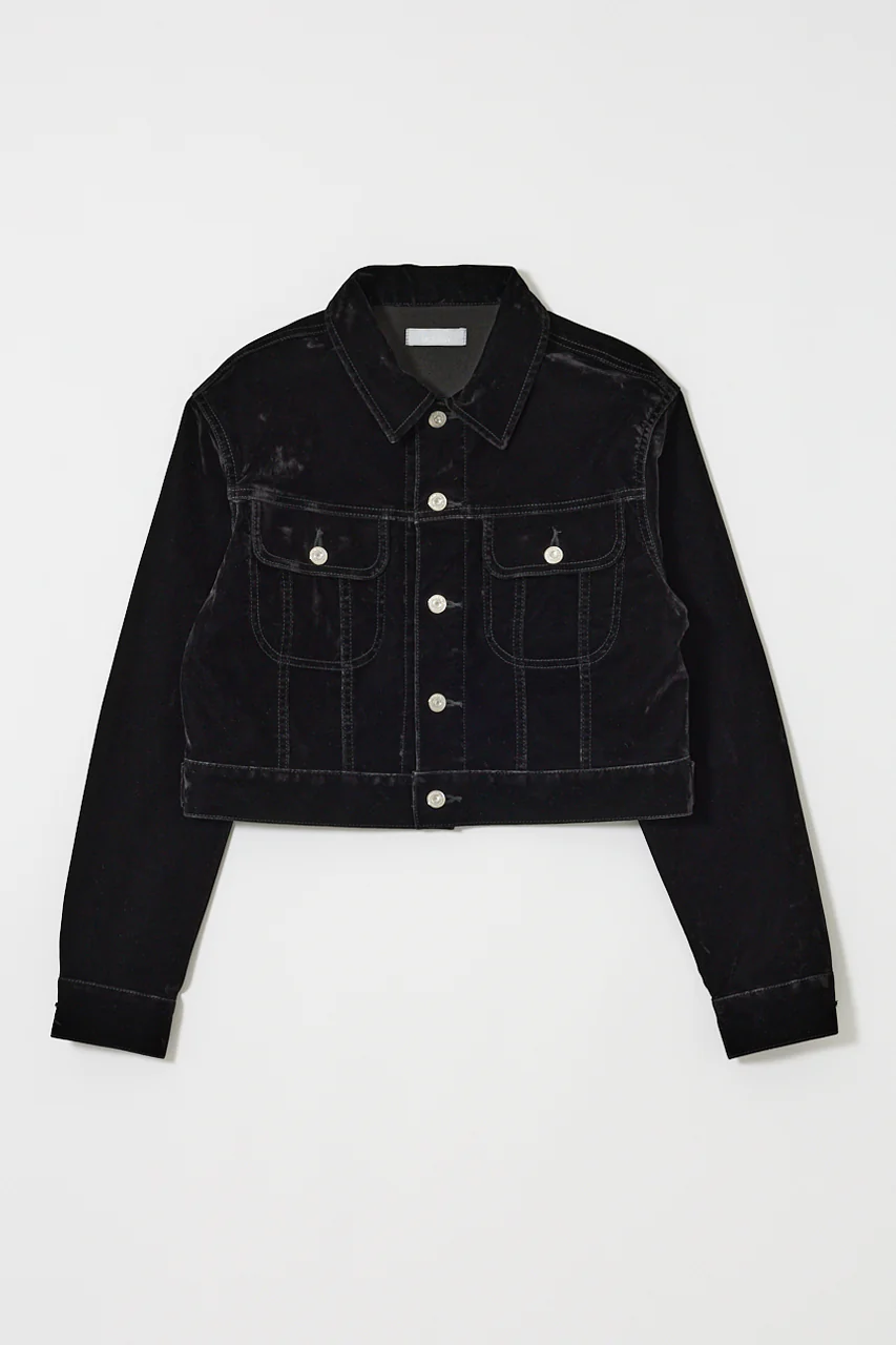 VELVET SHORT JACKET