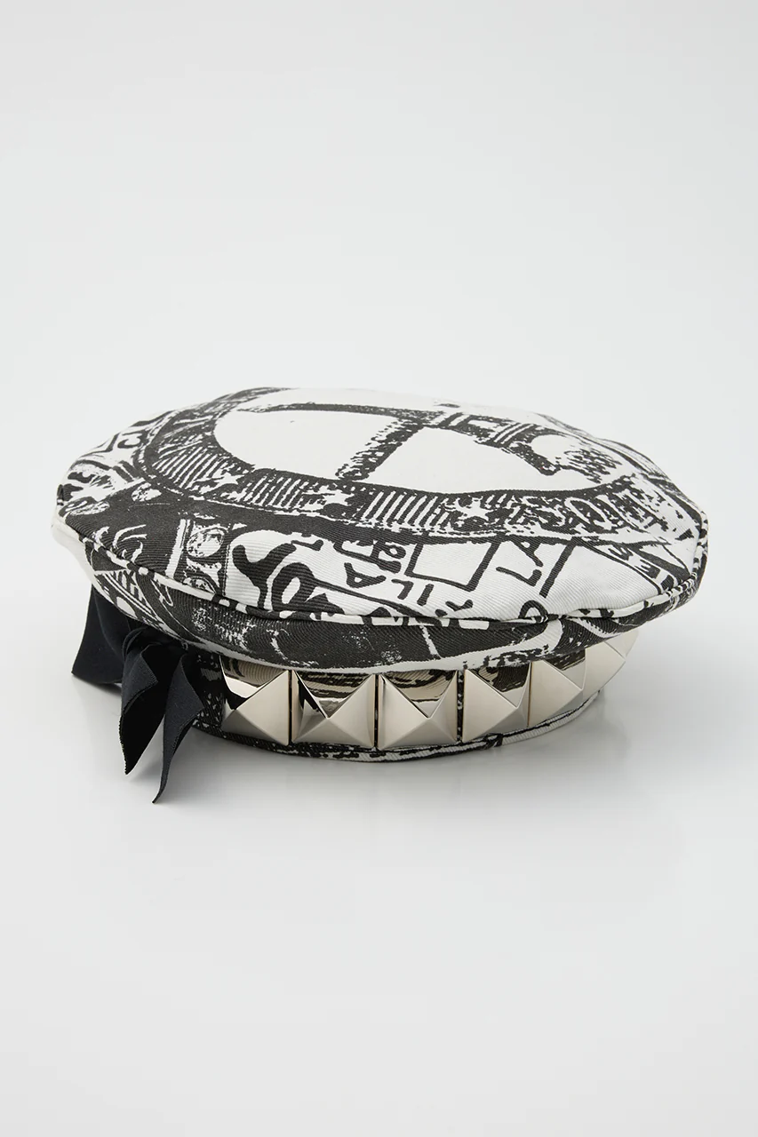 VQ PARIS SYNDROME DENIM BERET - Image 3