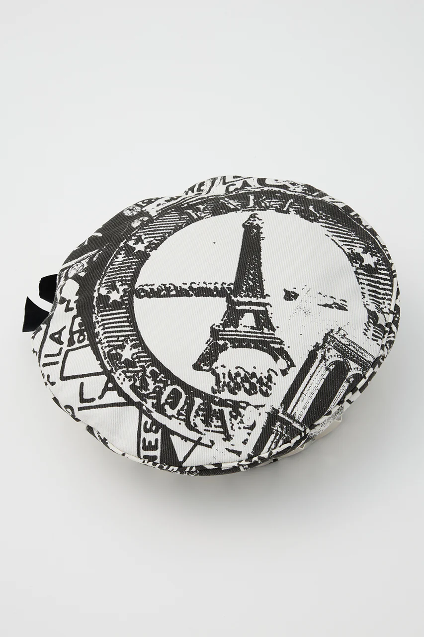 VQ PARIS SYNDROME DENIM BERET - Image 4
