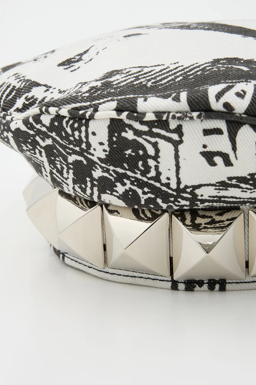 VQ PARIS SYNDROME DENIM BERET - Image 5