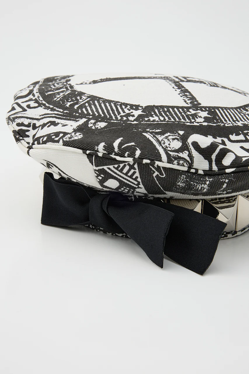 VQ PARIS SYNDROME DENIM BERET - Image 6