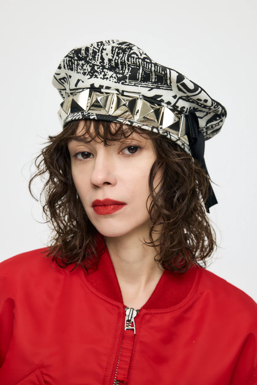 VQ PARIS SYNDROME DENIM BERET - Image 7